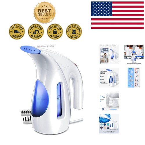 Blue portable garment steamer - portable,
